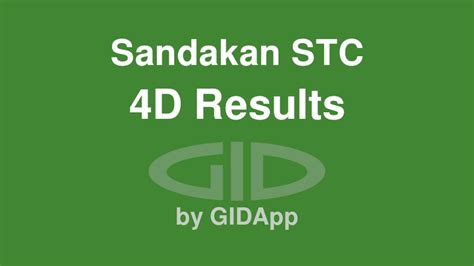 gidapp april 2018|3D Results Sunday, April 22, 2018 (4/22/18) .